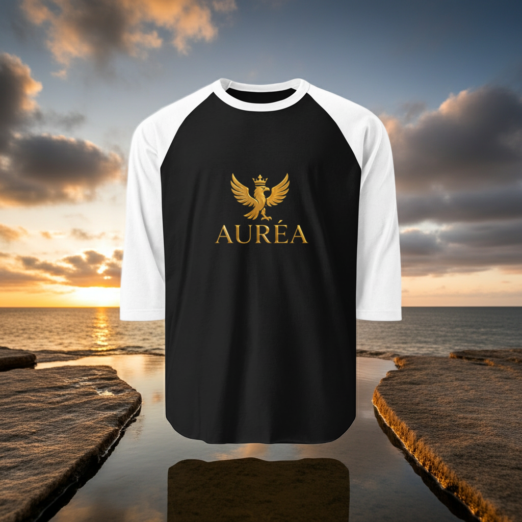 3/4 sleeve raglan shirt
