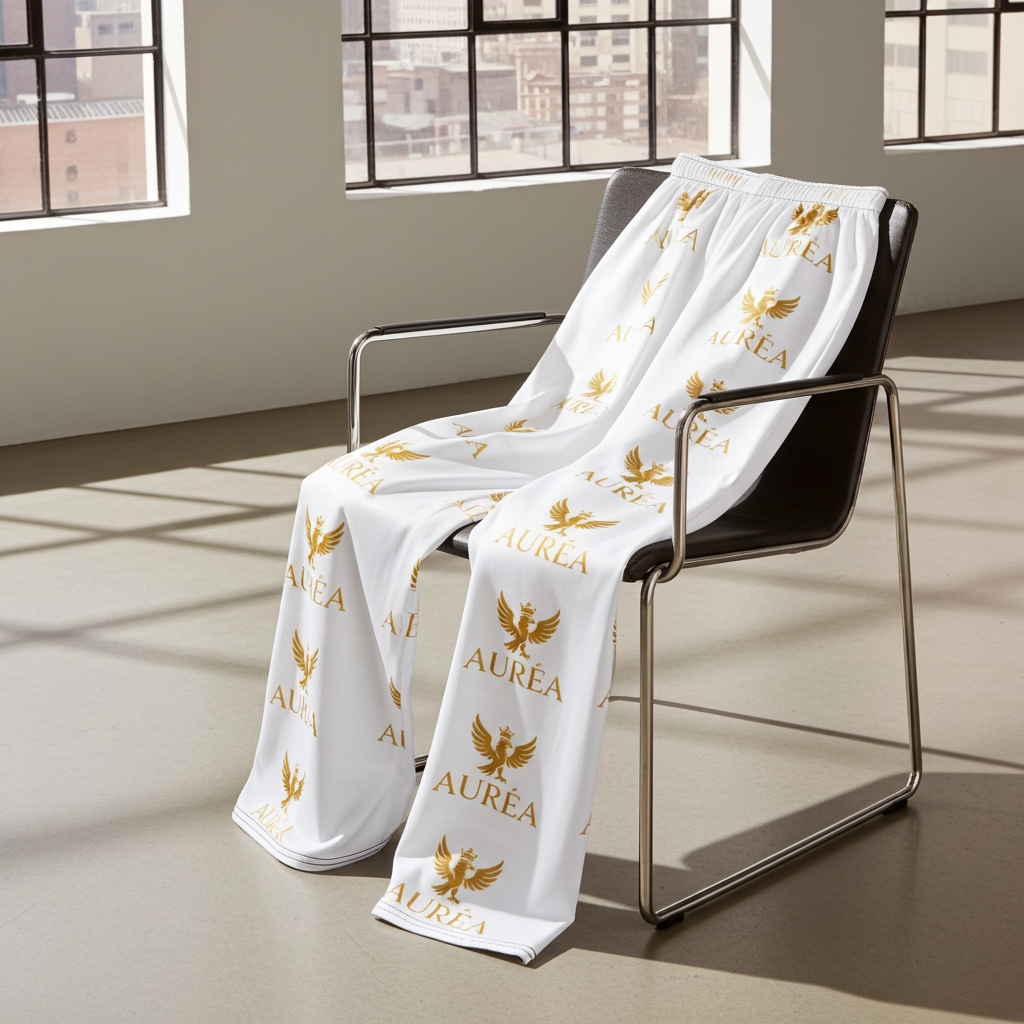 All-over print unisex wide-leg pants